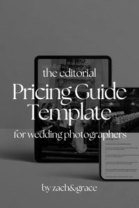 The Editorial Pricing Guide for Wedding Photographers
