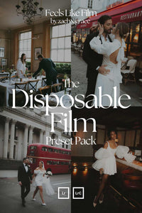 The Disposable Film Preset Pack by Zach&Grace