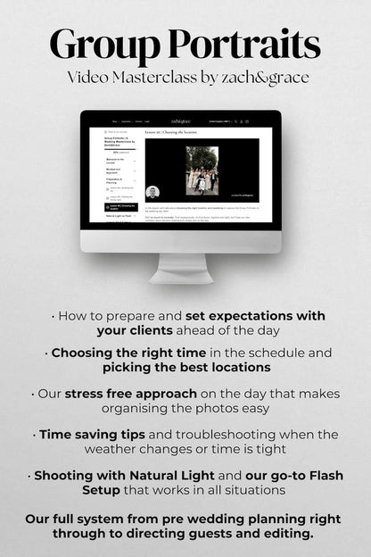 Group Portraits | A Video Masterclass by Zach&Grace