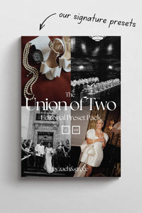 The Union Of Two Preset Pack by Zach&Grace